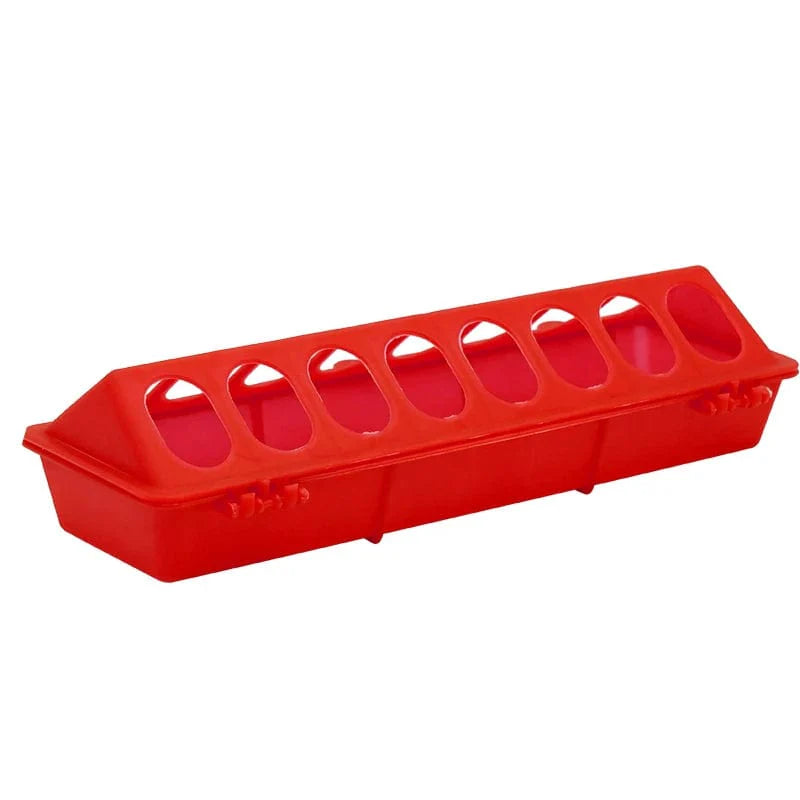 20/30cm Kunststoff Flip-Top Geflügel Vogel Futterspender Boden Hühnerfuttertrough Fasan Futtereimer Qualitätsküken | Brehn