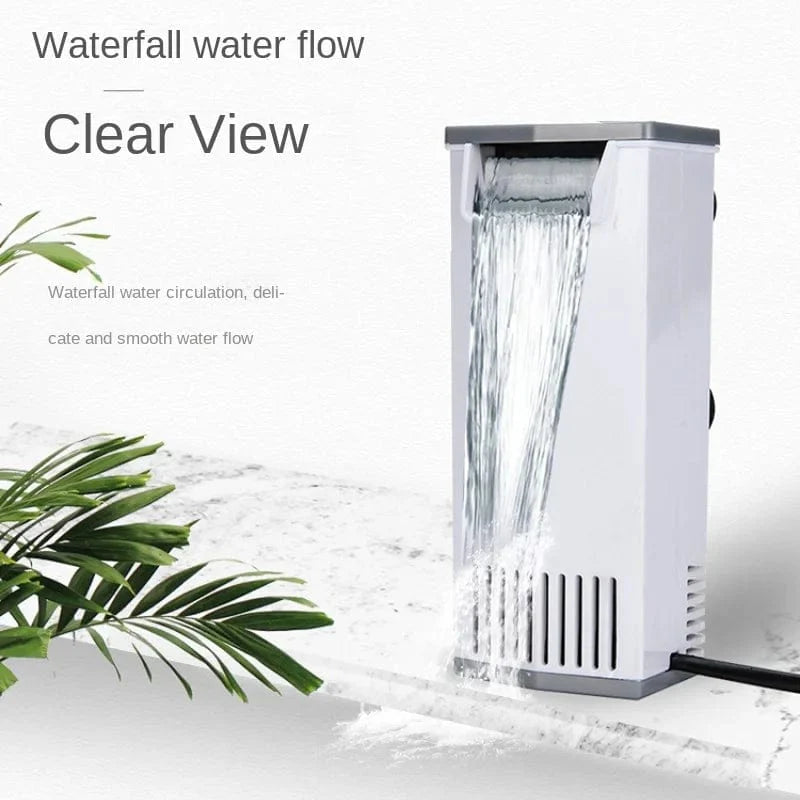 3W 200L/H Wasserfall Aquarienfilterpumpe Schildkröte Fischtank Niedrigwasserstandfilter Sauerstoffpumpe Fisch Schildkröte Reptilienversorgung 220-240V | Brehn
