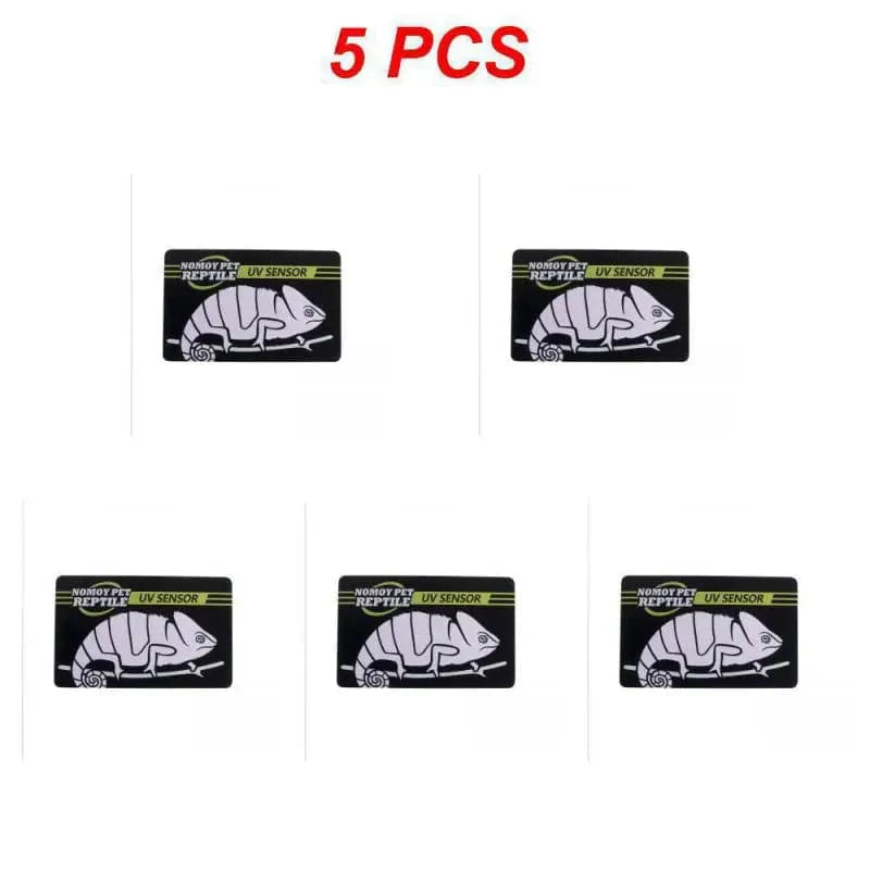 5-1PCS UVB Tester Reptilien UVA UVB Fluorescent Lampen Testerkarte Reptilienlampe UV-Sensor 10 Sekunden Schnelltestgerät Haustierzubehör | Brehn