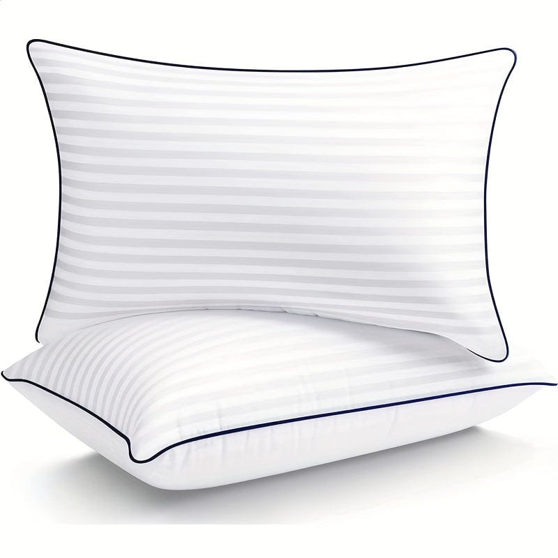 Planet Gates 50.8cm*66.04cm 1pc Luxury Hotel Quality Bed Pillow - Cooling ＆ Supportive - Perfect For Bedroom Guest Rooms - Soft Down Alternative Filling For Back, Stomach & Side Sleepers