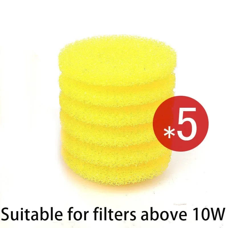 220V 5-IN-1 Silent Filter für Aquarium Schildkröte Fischtank Unterwasserpumpe Schwammfilter Skimmer Wellen Zubehör | Brehn