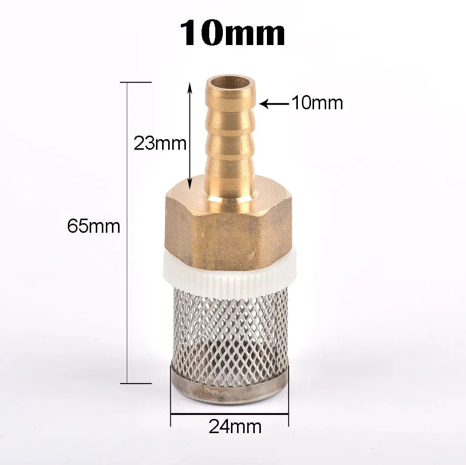 6-19mm Edelstahl-Mesh-Filter 1/2" Weiblich Zoll Gartenbewässerungspumpe Schutzschlauch Wasserreinigungs-Mesh Messingfilter | Brehn