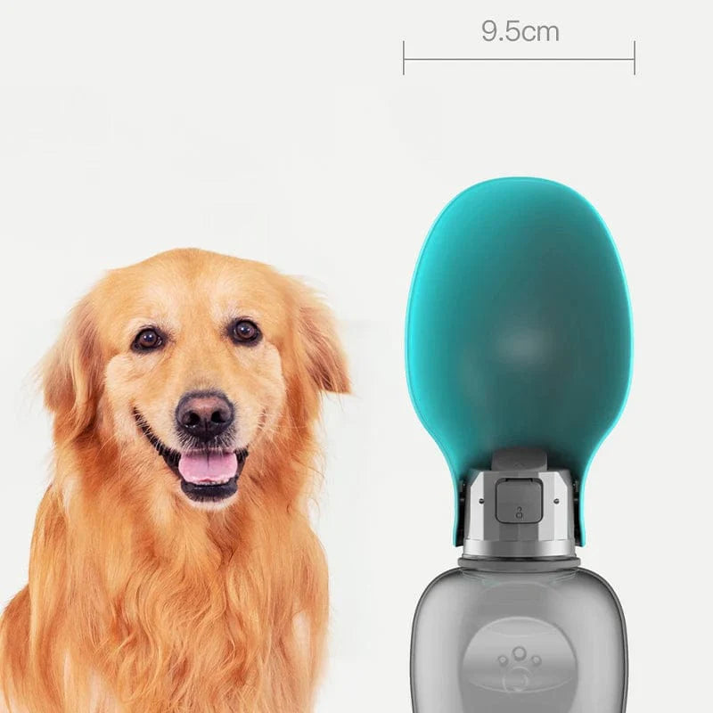 800ml Tragbare Hundewasserflasche für kleine, mittelgroße, große Hunde im Freien, Reise-TRINKSCHÜSSEL, Welpen, Katzenfütterer, Haustier-Labrador-Zubehör | Brehn