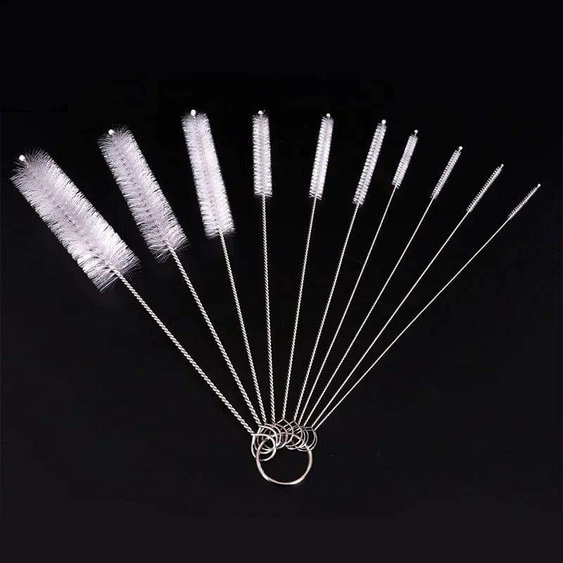90/155/200CM Aquarien Reinigungsbürste für Schlauch Luftschlauch Edelstahl Flexible Doppelseitige Rohrbürste Fischtank Zubehör | Brehn