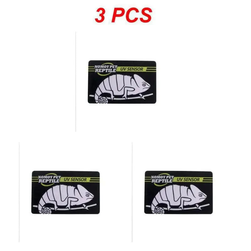 5-1PCS UVB Tester Reptilien UVA UVB Fluorescent Lampen Testerkarte Reptilienlampe UV-Sensor 10 Sekunden Schnelltestgerät Haustierzubehör | Brehn
