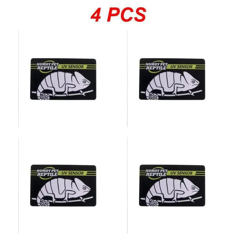 5-1PCS UVB Tester Reptilien UVA UVB Fluorescent Lampen Testerkarte Reptilienlampe UV-Sensor 10 Sekunden Schnelltestgerät Haustierzubehör | Brehn