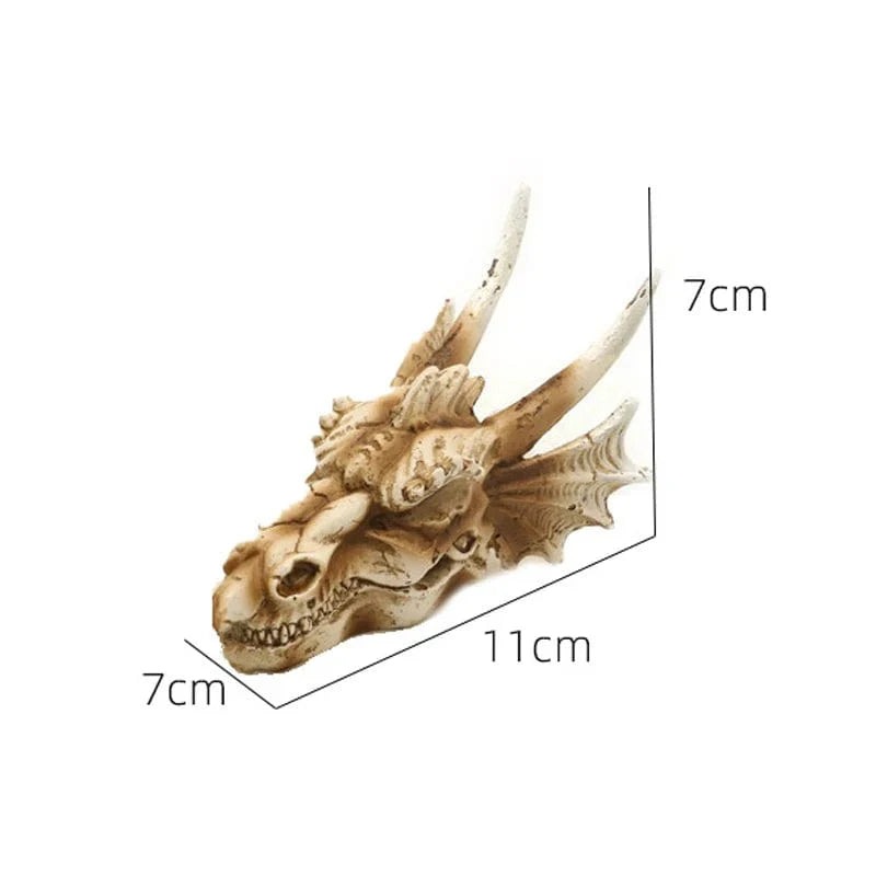 Tiere Schädel Fisch Tank Fossil Dinosaurier Ornamente Aquarium Nashorn Knochen Dekoration Fischschüssel Krokodil Quallen Karpfen Schildkröte | Brehn
