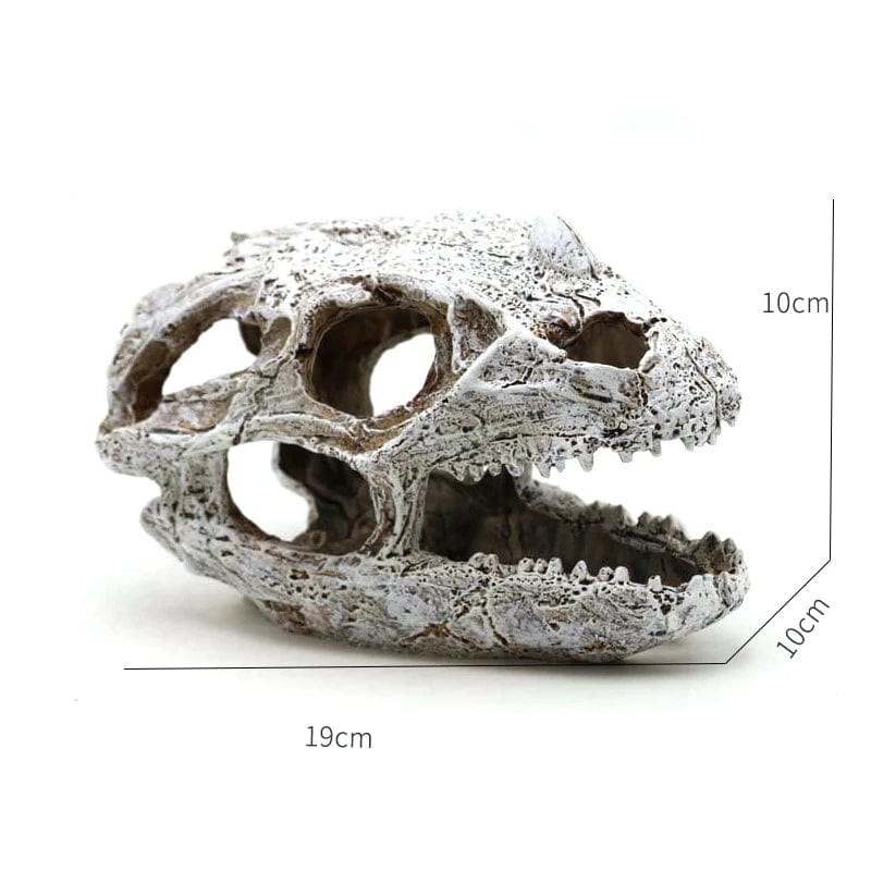 Tiere Schädel Fisch Tank Fossil Dinosaurier Ornamente Aquarium Nashorn Knochen Dekoration Fischschüssel Krokodil Quallen Karpfen Schildkröte | Brehn