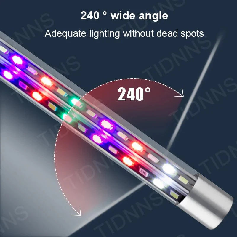 Aquarium Licht LED Weitwinkel Wasserdichte Fischtanklampe Unterwasser Helligkeit RGB Aquarium Dekor Lampe Pflanzenwachstum Lampe 22-57 | Brehn