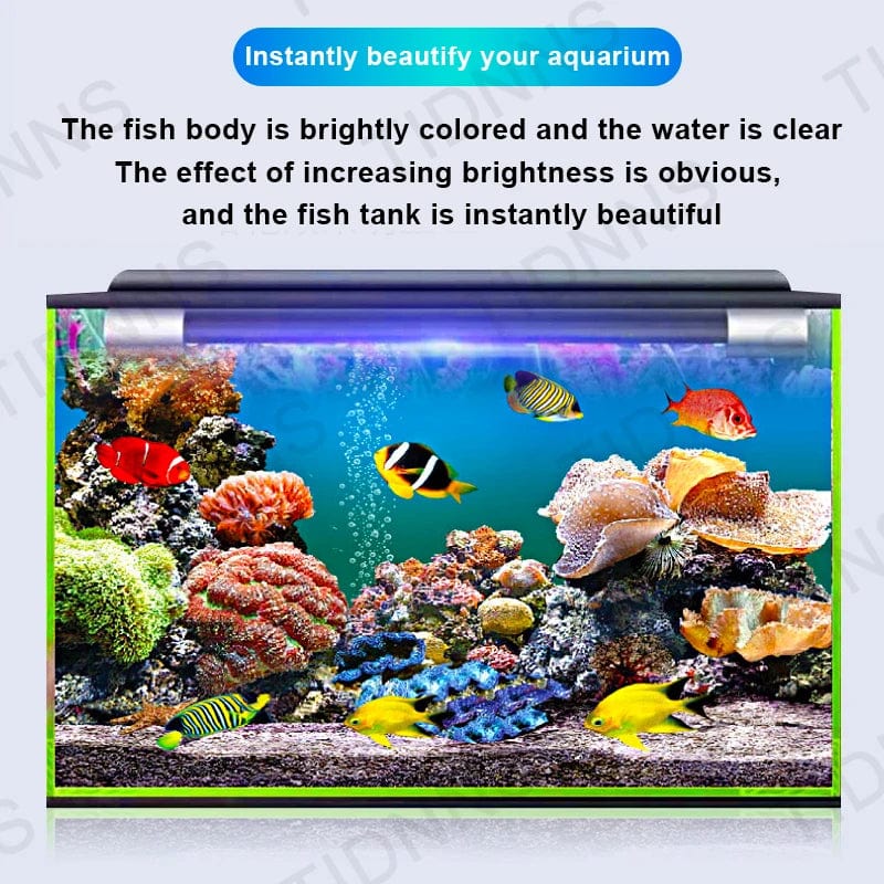 Aquarium Licht LED Weitwinkel Wasserdichte Fischtanklampe Unterwasser Helligkeit RGB Aquarium Dekor Lampe Pflanzenwachstum Lampe 22-57 | Brehn