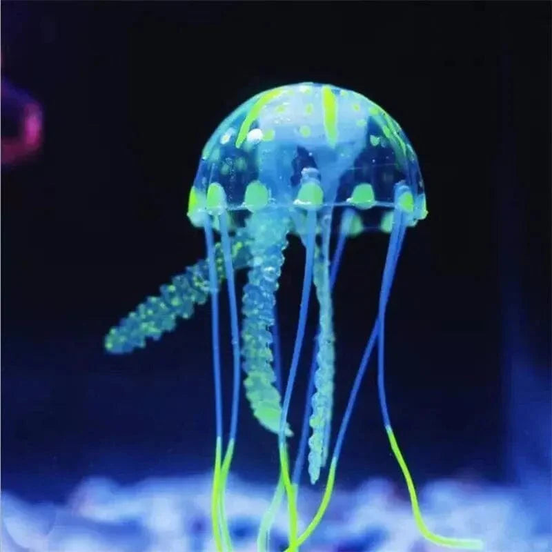 Künstliche Quallen Fluoreszierend Transparent Schwimmende Simulierte Quallen Landschaft Fisch Tank Fisch Haustier Dekorationen Zubehör | Brehn
