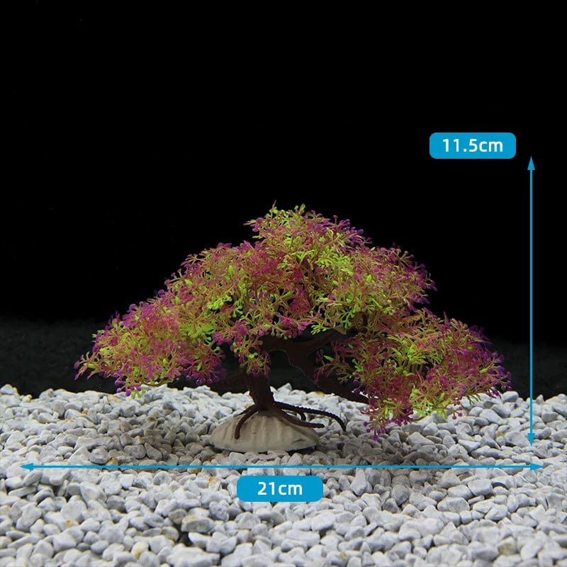 Fluoreszierende Aquariumdekoration Fischtanklandschaft Korallensimulation Korallenornamente Kleine Unterwasserwelt Landschaftsdekoration | Brehn