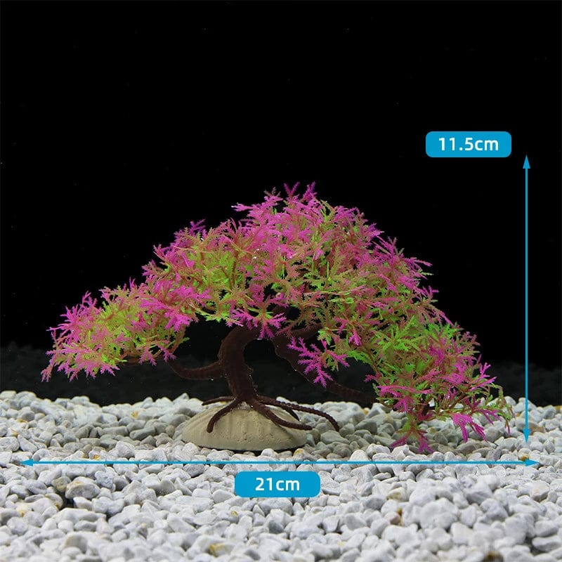 Fluoreszierende Aquariumdekoration Fischtanklandschaft Korallensimulation Korallenornamente Kleine Unterwasserwelt Landschaftsdekoration | Brehn