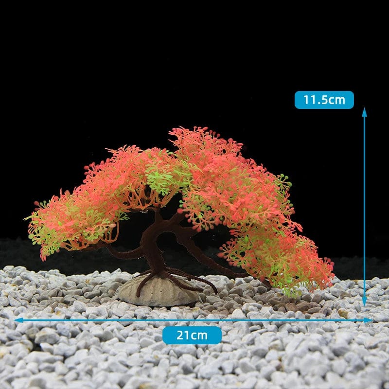 Fluoreszierende Aquariumdekoration Fischtanklandschaft Korallensimulation Korallenornamente Kleine Unterwasserwelt Landschaftsdekoration | Brehn