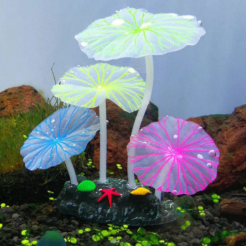 Fluoreszierende Aquariumdekoration Fischtanklandschaft Korallensimulation Korallenornamente Kleine Unterwasserwelt Landschaftsdekoration | Brehn
