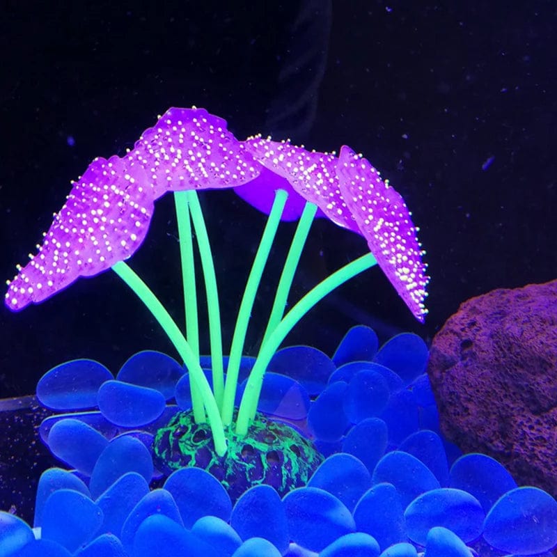 Fluoreszierende Aquariumdekoration Fischtanklandschaft Korallensimulation Korallenornamente Kleine Unterwasserwelt Landschaftsdekoration | Brehn
