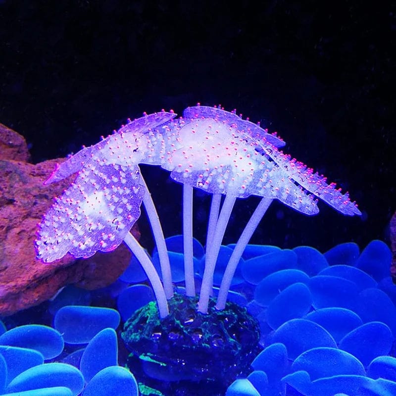 Fluoreszierende Aquariumdekoration Fischtanklandschaft Korallensimulation Korallenornamente Kleine Unterwasserwelt Landschaftsdekoration | Brehn