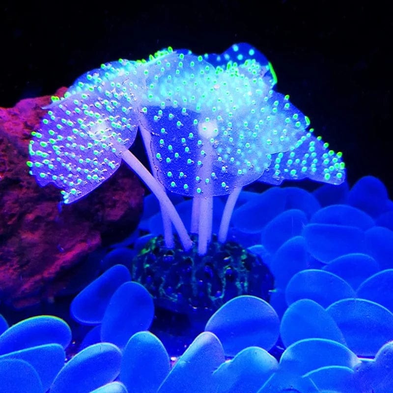 Fluoreszierende Aquariumdekoration Fischtanklandschaft Korallensimulation Korallenornamente Kleine Unterwasserwelt Landschaftsdekoration | Brehn