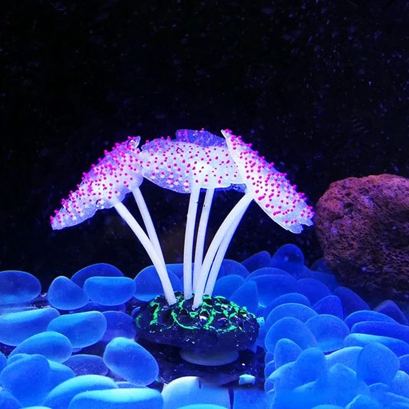 Fluoreszierende Aquariumdekoration Fischtanklandschaft Korallensimulation Korallenornamente Kleine Unterwasserwelt Landschaftsdekoration | Brehn