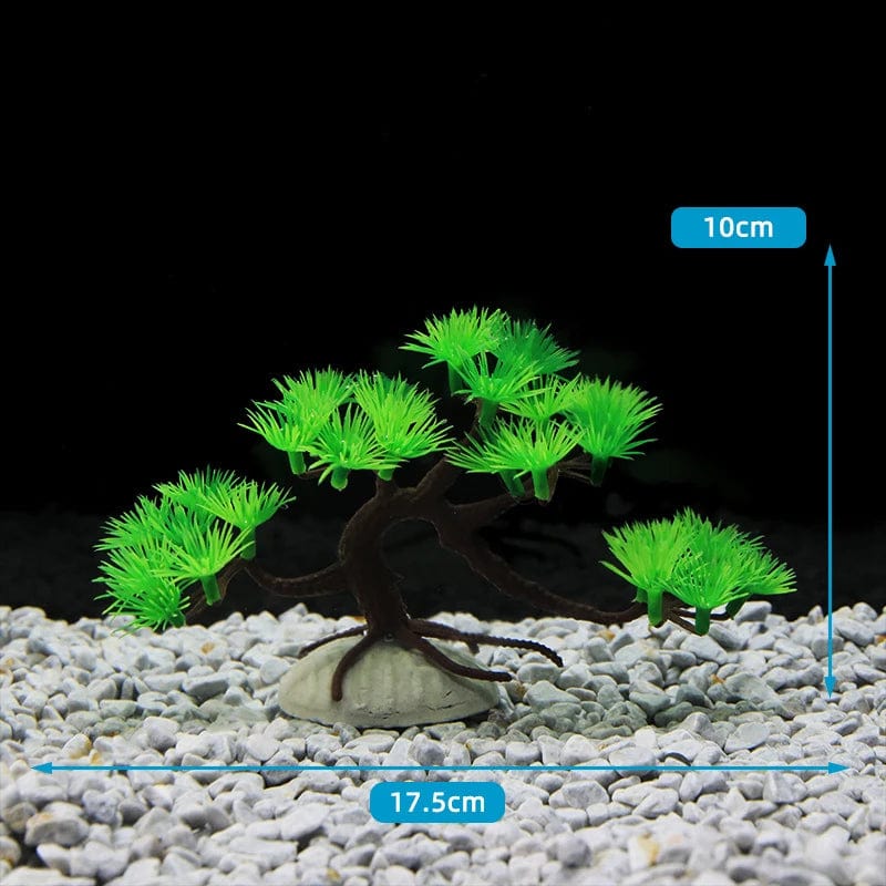 Fluoreszierende Aquariumdekoration Fischtanklandschaft Korallensimulation Korallenornamente Kleine Unterwasserwelt Landschaftsdekoration | Brehn