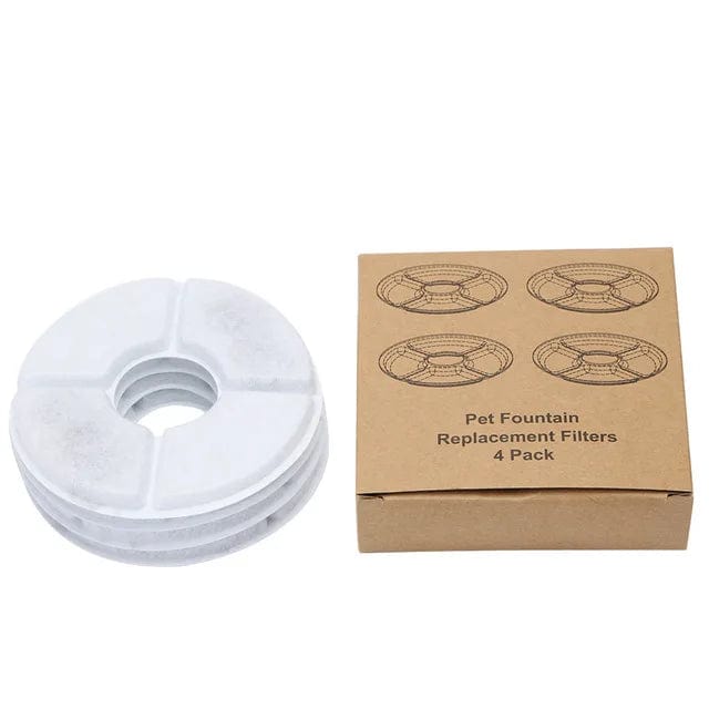 Automatische Haustier-Katzen-Wasserspender mit LED-Beleuchtung 5 Stück Filter 2,4L USB Hunde Katzen Leiser Trinker Futterspender Schüssel Trinkspender | Brehn