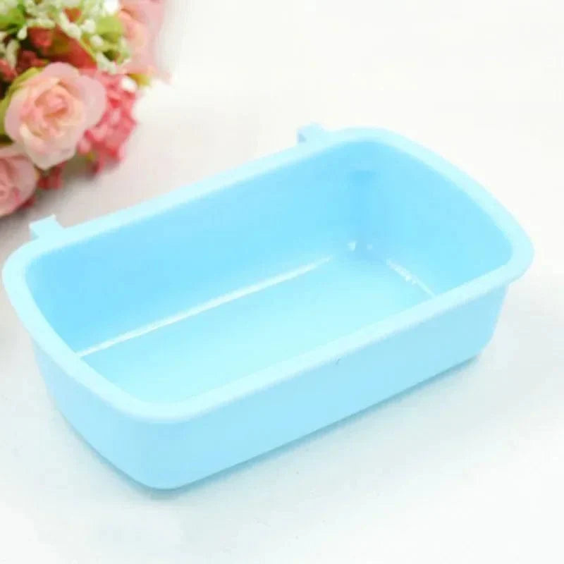 Hängbarer Kunststoff Hamster Eichhörnchen Futterspender Kleintiere Wassertrinkschale Futterschale Haustiere Hamsterkäfig Produktzubehör | Brehn