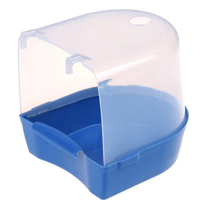Hängende Vogelbadewanne Würfel Papageien Badewanne Dusche Box Käfig Zubehör für kleine Vögel Kanarienvogel WellensittichNymphensittich Unzertrennliche Boxen | Brehn