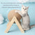 Kat Kratzbaum Ball Spielzeug Sisal und Holz Stabiler Dreieck Katzen Innen Stuff Robustes Kratzen Cool Kratzen auf Stand Drehen | Brehn