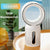 Planet Gates Desktop Bladeless Electric Fan Table Fan 5 Speed Tower Fan For Baby Cooler Air Conditioner USB Rechargeable Cooler Fan