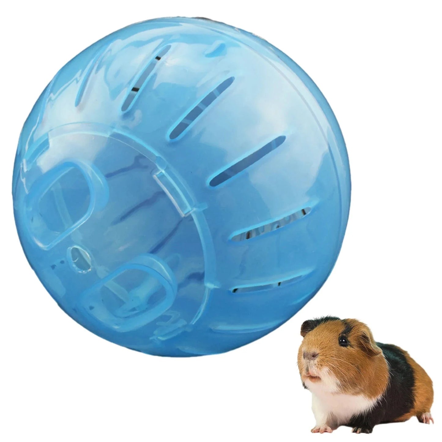 Abnehmbare kleine Tier Kunststoff Hamsterball für Haustiere Spielzeug Meerschweinchen Laufrad Gelb Blau Pink Spielkäfig Zwerghamster | Brehn