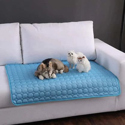 Hunde-Kühlmatte Sommerpad für Hunde Katzen Decke Atmungsaktives Hundebett Kennel Welpen Schlafsofa Kissen Hundezubehör | Brehn