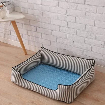 Hunde-Kühlmatte Sommerpad für Hunde Katzen Decke Atmungsaktives Hundebett Kennel Welpen Schlafsofa Kissen Hundezubehör | Brehn