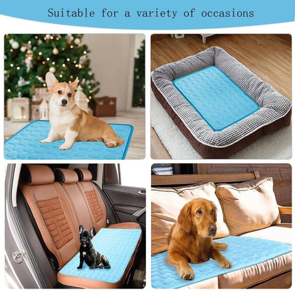 Hunde-Kühlmatte Sommerpad für Hunde Katzen Decke Atmungsaktives Hundebett Kennel Welpen Schlafsofa Kissen Hundezubehör | Brehn