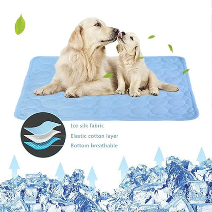 Hunde-Kühlmatte Sommerpad für Hunde Katzen Decke Atmungsaktives Hundebett Kennel Welpen Schlafsofa Kissen Hundezubehör | Brehn