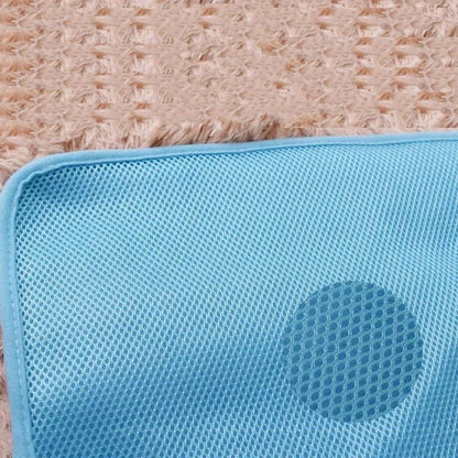 Hundekühlmatte Eis-Seidenstoff Selbstkühlendes Gel Atmungsaktive Waschbare Sommer Haustiermatte für Hunde Katzen Sofa Hundehütte Bett Bequem La | Brehn