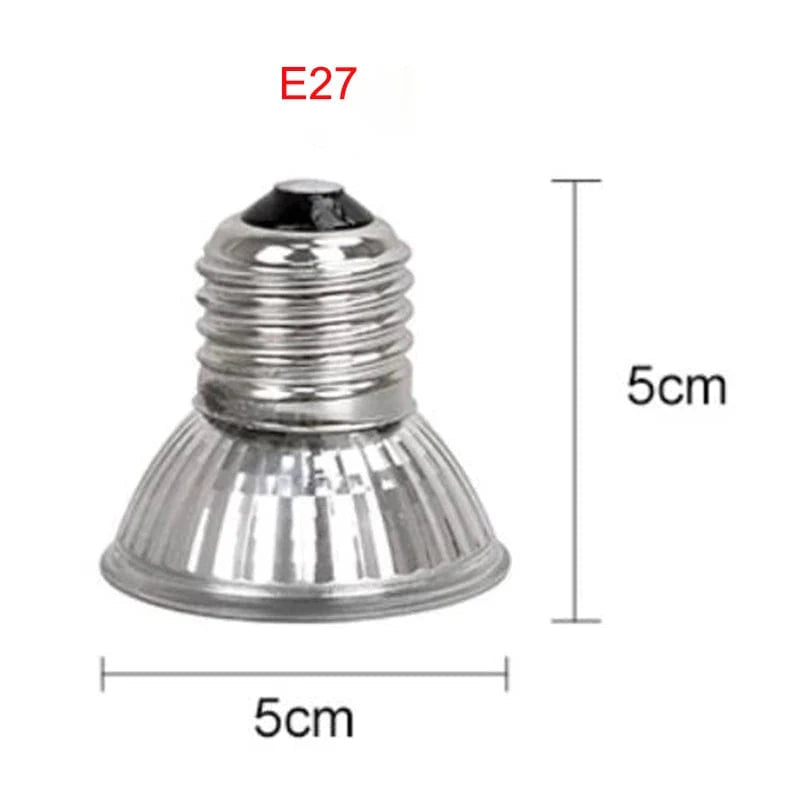 E27 25/50/75W UVA Wärmelampe Haustier Reptil Heizlampe Schildkröte Eidechse Reptil Heizung Glühbirne Emitter Haustiere Sonnenbaden Vogel Schlange 110-220V | Brehn