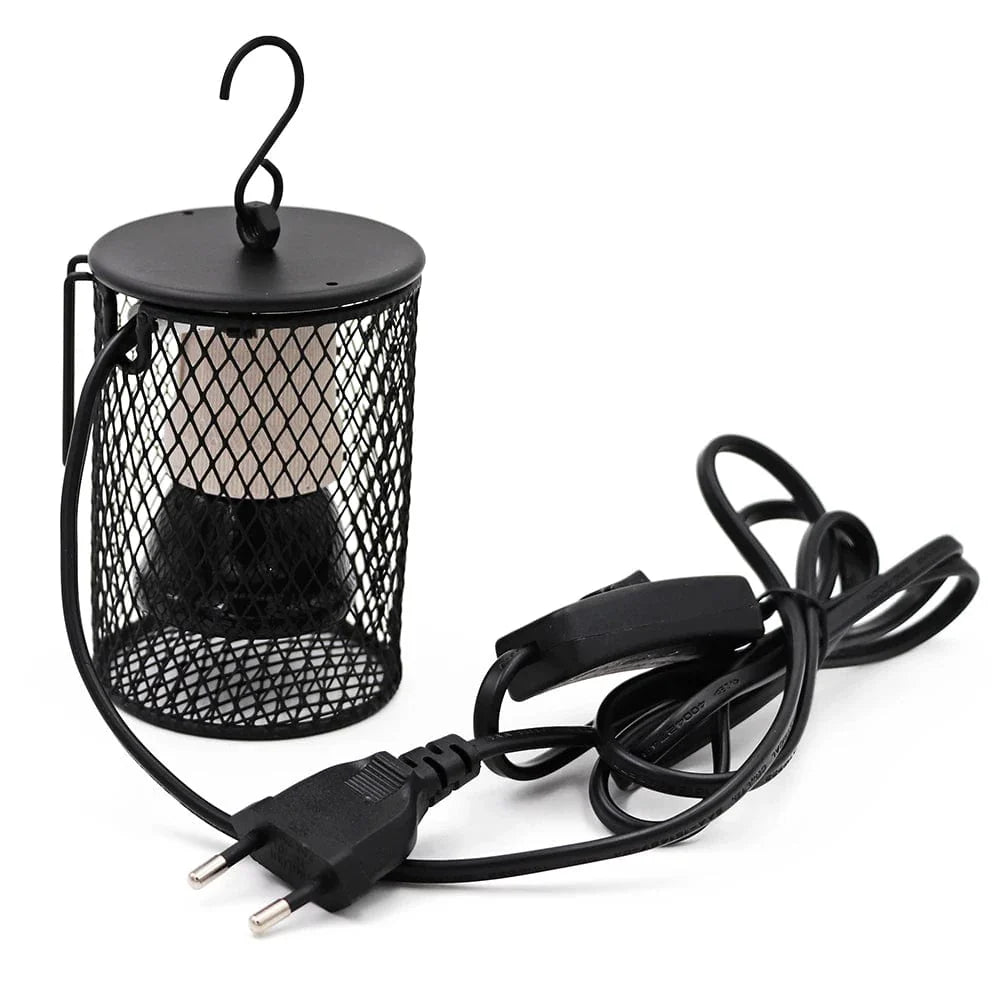 E27 Haustier Heizlampe für Schildkröte Schlange Echse Infrarot Keramische Emitter Wärme Licht 50W/75W/100W Reptilienlampe Reptilienlicht EU Stecker | Brehn