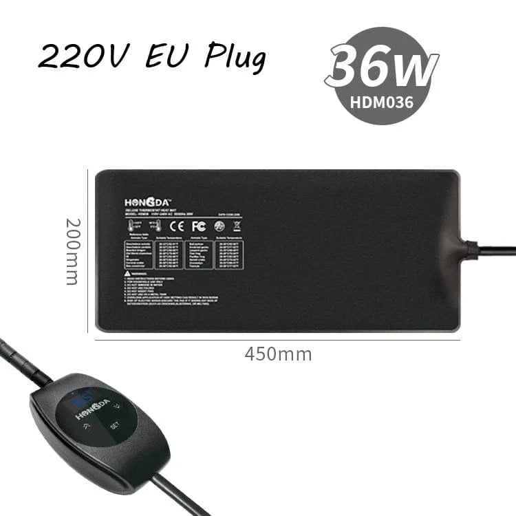 Terrarium Reptilien Eidechse Heizmatte Klettern Haustier Heizung Warme Pads Intelligente Verstellbare Temperaturregelung Matten 110v/220v | Brehn