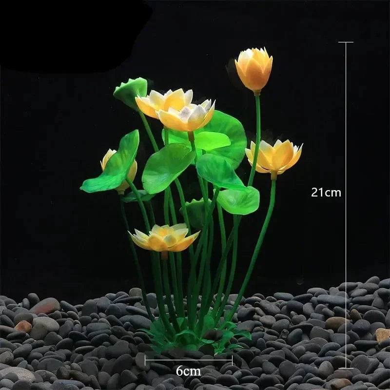Fisch tank Wasserpflanzen Dekoration Aquarium Dekor Wasserpflanzen Unterwasser Kunststoff künstliches Gras Zubehör Haustierbedarf Zuhause | Brehn