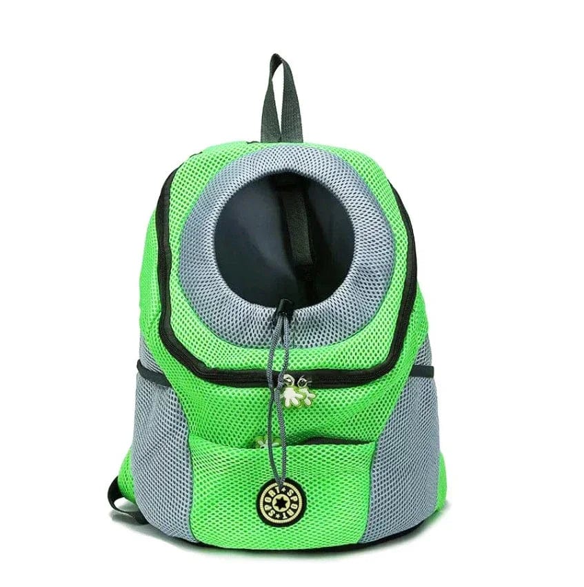 Haustier Hund Reise Rucksack Tragbar Außen Atmungsaktiv Mesh Katze Welpe Doppel Schulter Trage Tasche für Kleine Große Hunde Haustierbedarf | Brehn