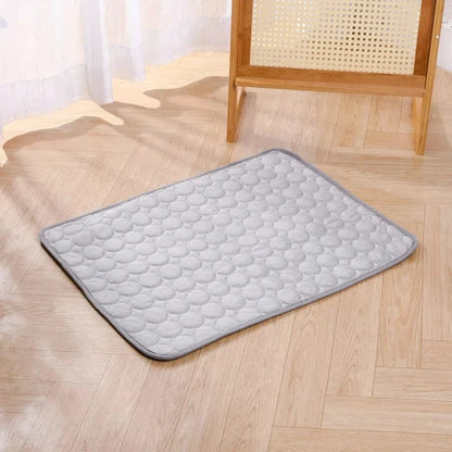 Planet Gates Summer Cooling Pet Mat Gel Ice Pad for Dogs Cats Breathable Soft Kennel Bed Non-Slip Hot Weather Cool Pad Pet Supplies