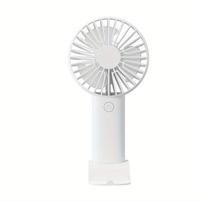1 Stück USB Handheld Mini Ventilator - Tragbarer Elektrischer Ventilator Für Zuhause, Büro Und Reisen - Wiederaufladbarer Batteriebetrieb - Leise Und Mächtige Kühlung | Brehn