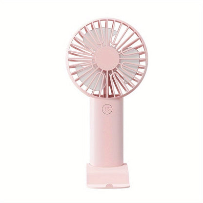 Planet Gates 1pc USB Handheld Mini Fan - Portable Electric Fan For Home, Office, And Travel - Rechargeable Battery Operated - Quiet And Powerful Cooling
