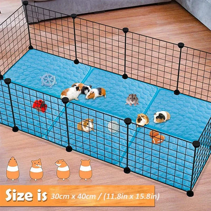 Meerschweinchen Käfigeinlagen Sommer Kleine Tier Kühlmatte Atmungsaktive Hamster Pinkelmatte für Kaninchenkäfig Chinchilla Igel Haustierartikel | Brehn