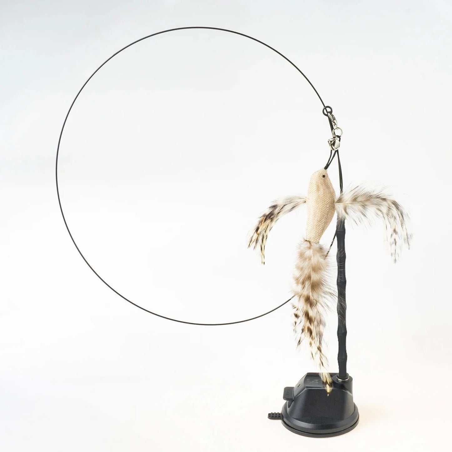 Handfree Bird/Feder Katzenangel mit Glocke Mächtiger Saugnapf Interaktive Spielzeuge für Katzen Kätzchen Jagd Bewegung Haustierprodukte | Brehn