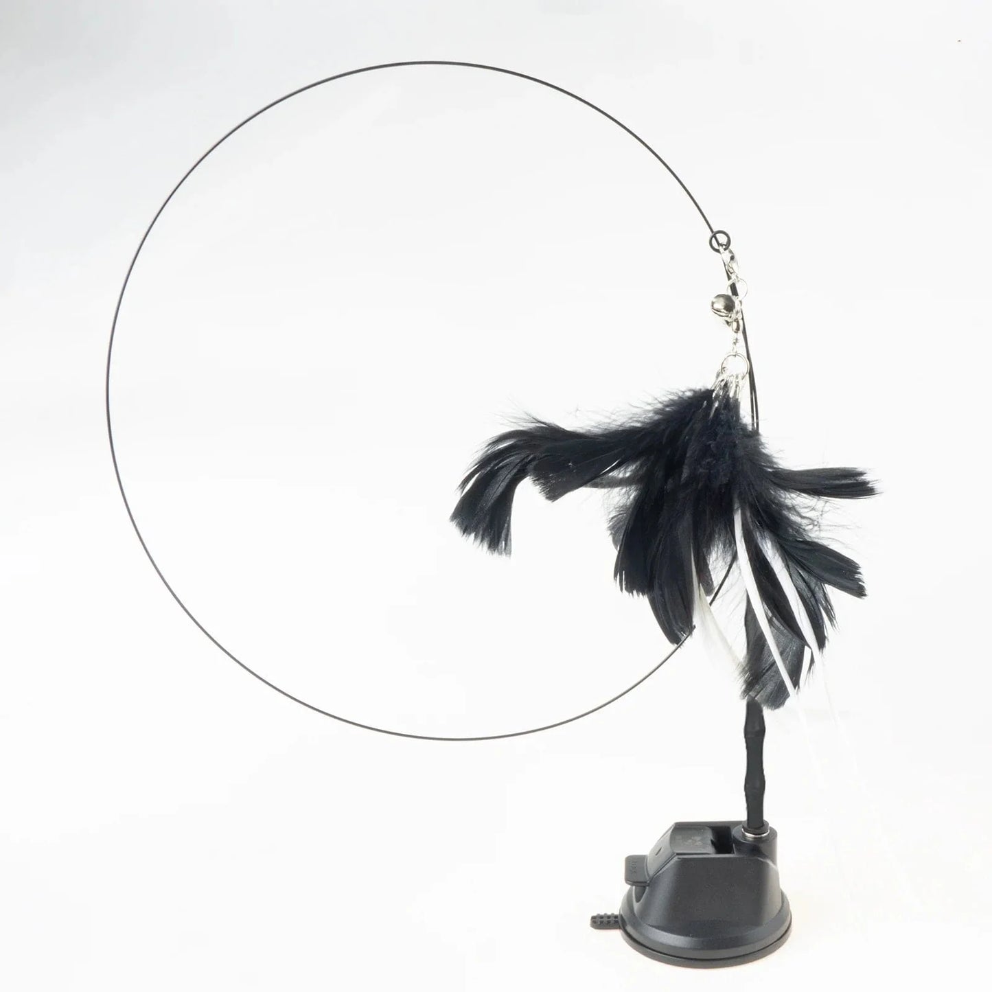 Handfree Bird/Feder Katzenangel mit Glocke Mächtiger Saugnapf Interaktive Spielzeuge für Katzen Kätzchen Jagd Bewegung Haustierprodukte | Brehn