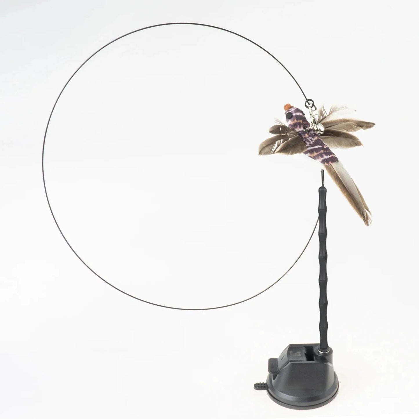 Handfree Bird/Feder Katzenangel mit Glocke Mächtiger Saugnapf Interaktive Spielzeuge für Katzen Kätzchen Jagd Bewegung Haustierprodukte | Brehn