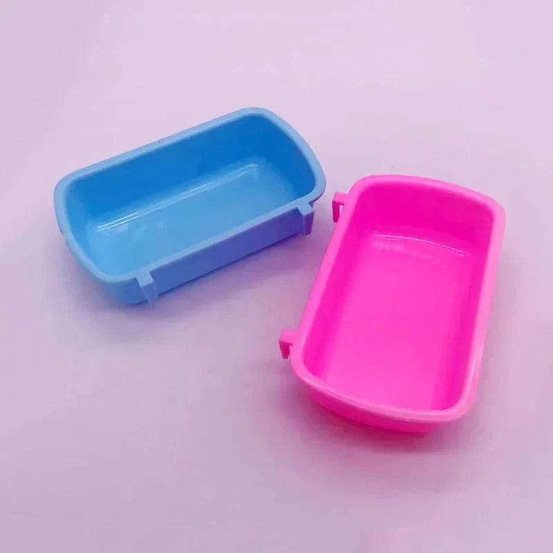 Hängbarer Kunststoff Hamster Eichhörnchen Futterspender Kleintiere Wassertrinkschale Futterschale Haustiere Hamsterkäfig Produktzubehör | Brehn