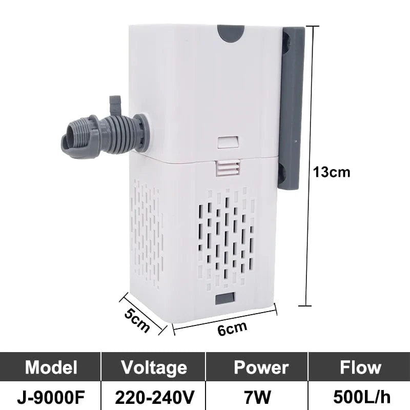 Aquarium Filter Pumpe Fischtank Unterwassersilent Luft Sauerstoff Belüfter Interne Wasserpumpe Aquarium Luftpumpe Wellenmacher 220v | Brehn
