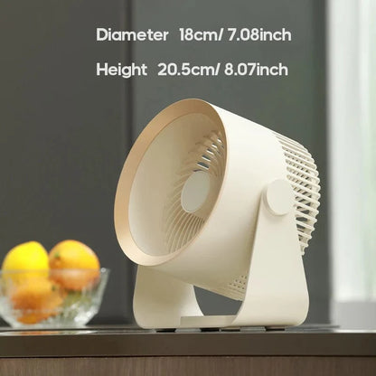 KINSCOTER Multifunktionaler Elektrischer Ventilator Zirkulator Kabellos Tragbar Zuhause Leiser Ventilator Desktop Wand Deckenventilator Luftkühler | Brehn